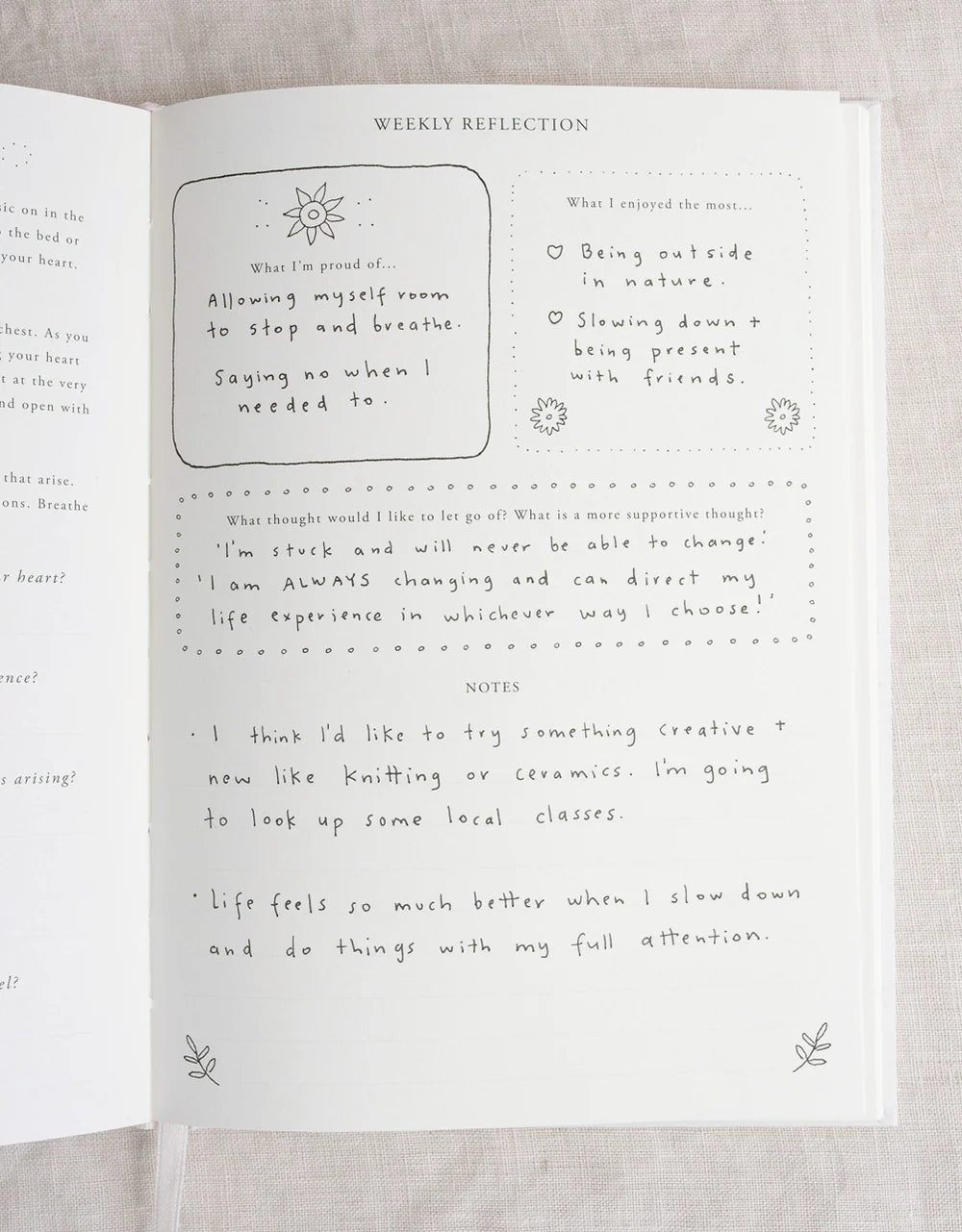 'A Year of Coming Home' Guided Self-Love Journal (Musings from the Moon)