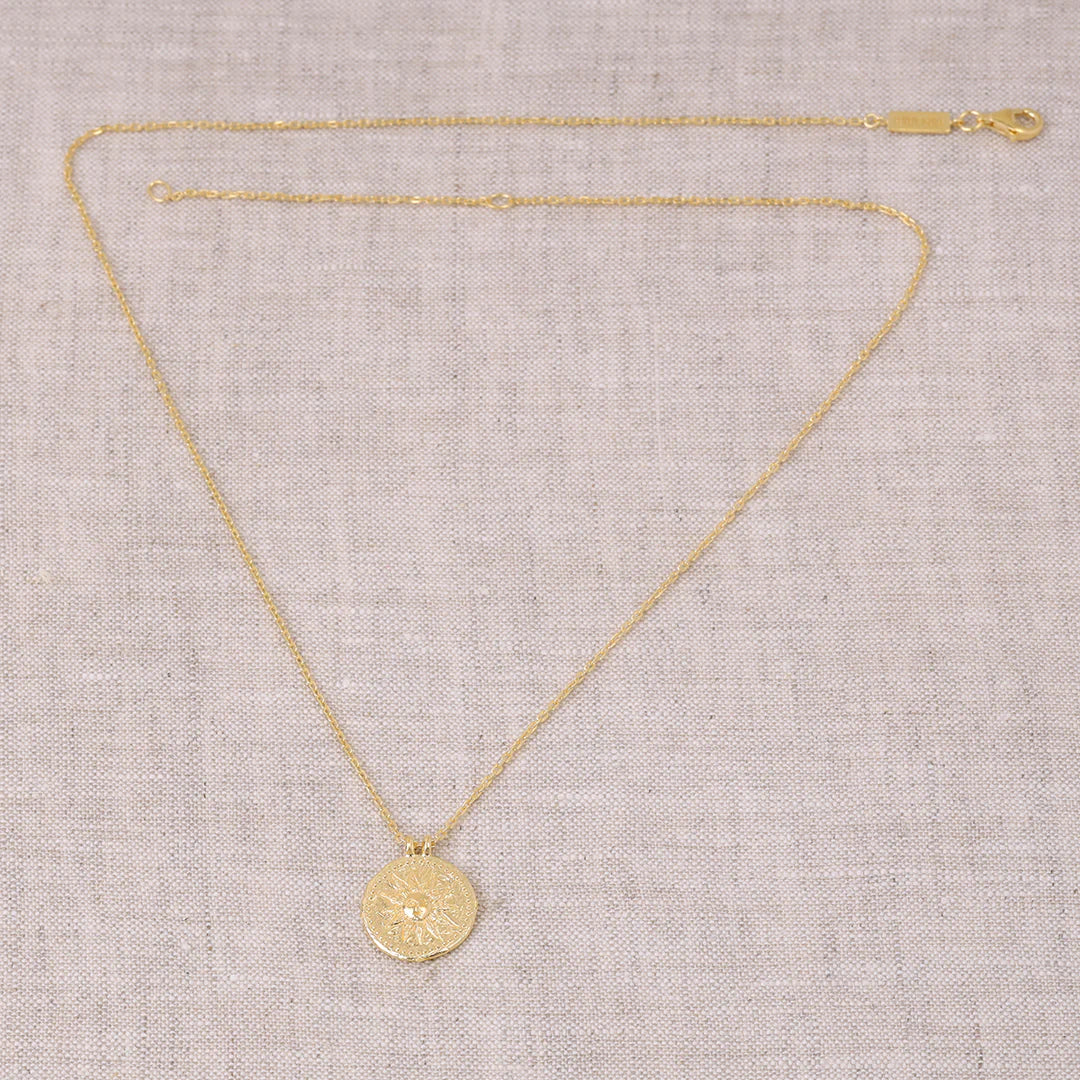 Sunkeeper Necklace by Midsummer Star - Gold