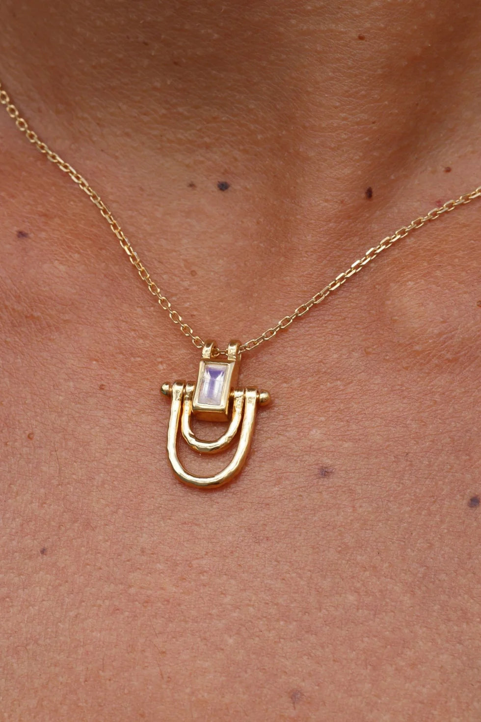 Allegra Moonstone Gold Necklace by Toni May