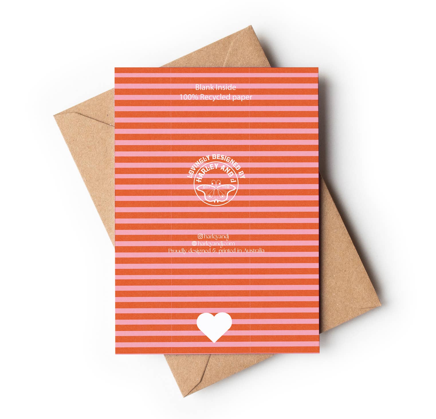 Happy Birthday Pink Stripe-Vintage Retro Style Greeting Card