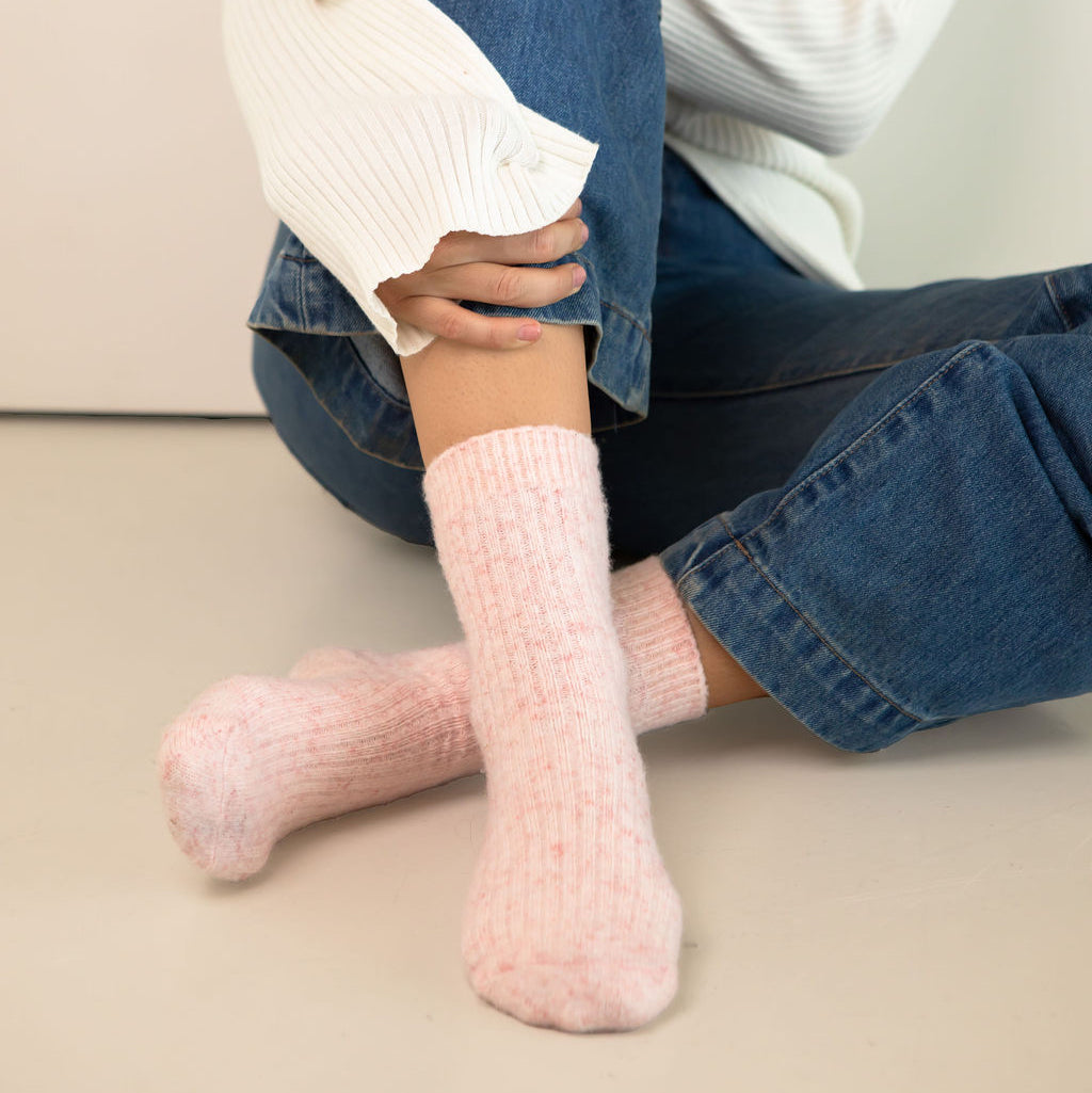 The Comfiest Socks by Bed & Butter - Blush Pink: S/M