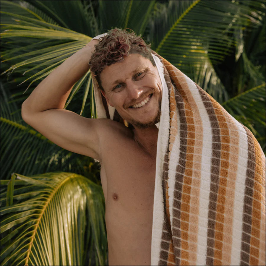 'Horizon' Honey French Terry Towel by Layday