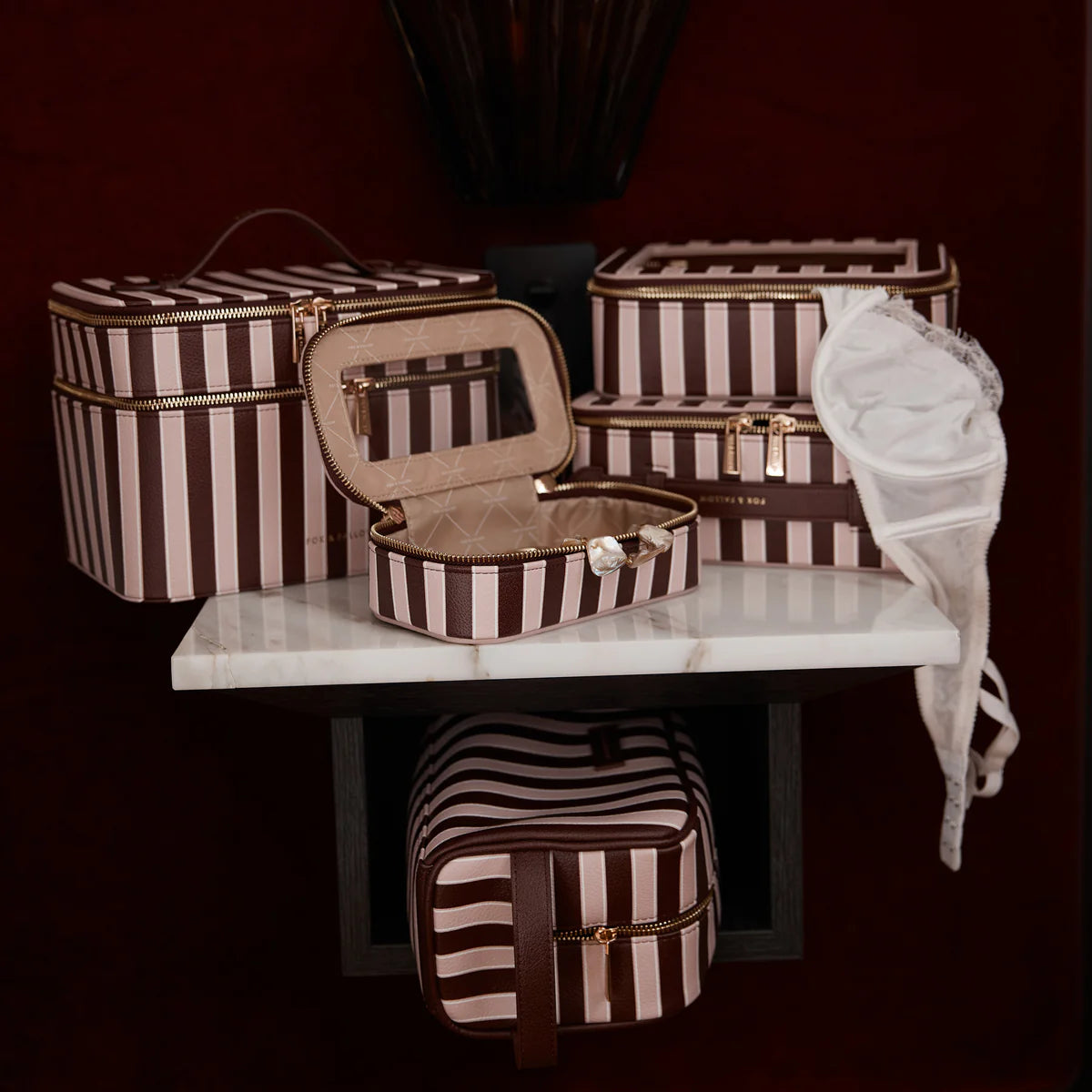 Cosmetic Nested Trio Set (Sorrento) by Fox & Fallow