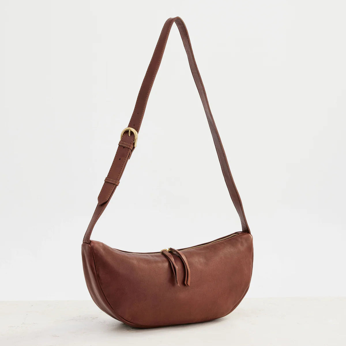 Shasta Leather Sling by Juju & Co - Cognac