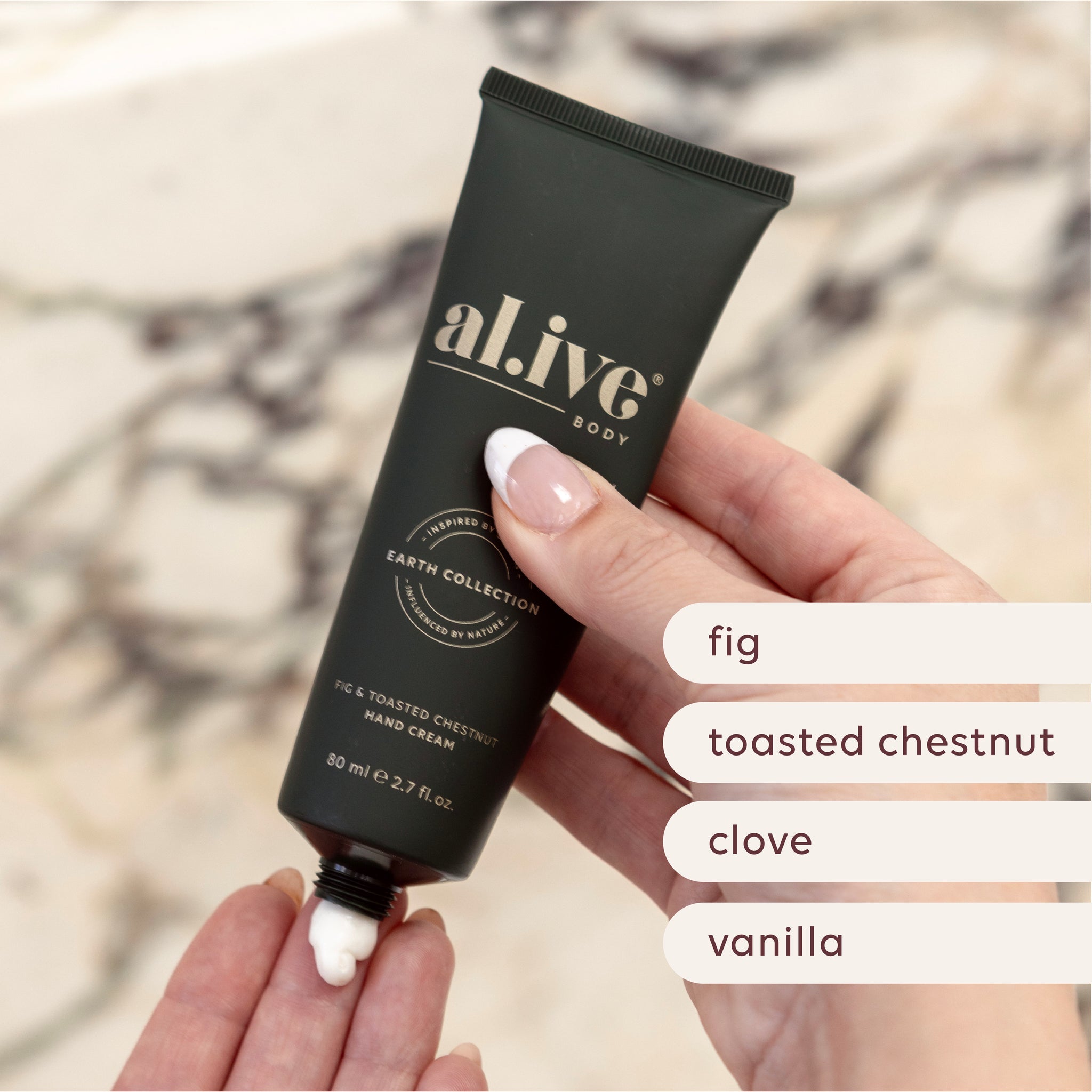 Alive Hand Cream Cracker - Fig & Toasted Chestnut