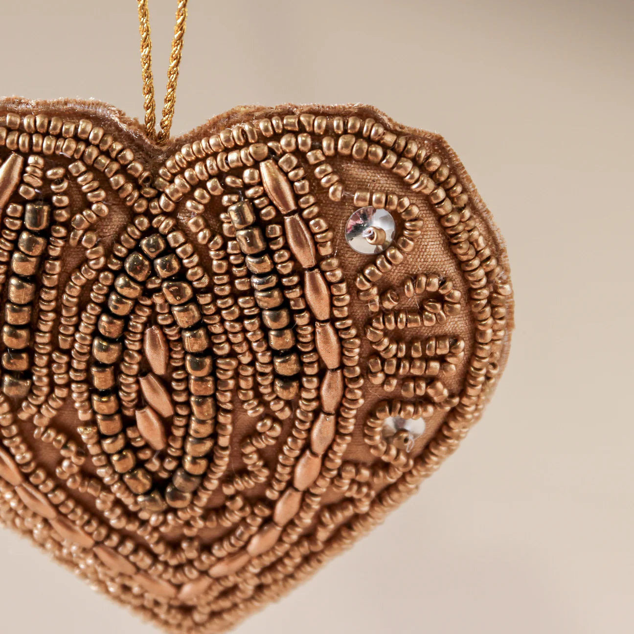 Illume Heart Decoration (Beaded) - Indigo Love Collectors