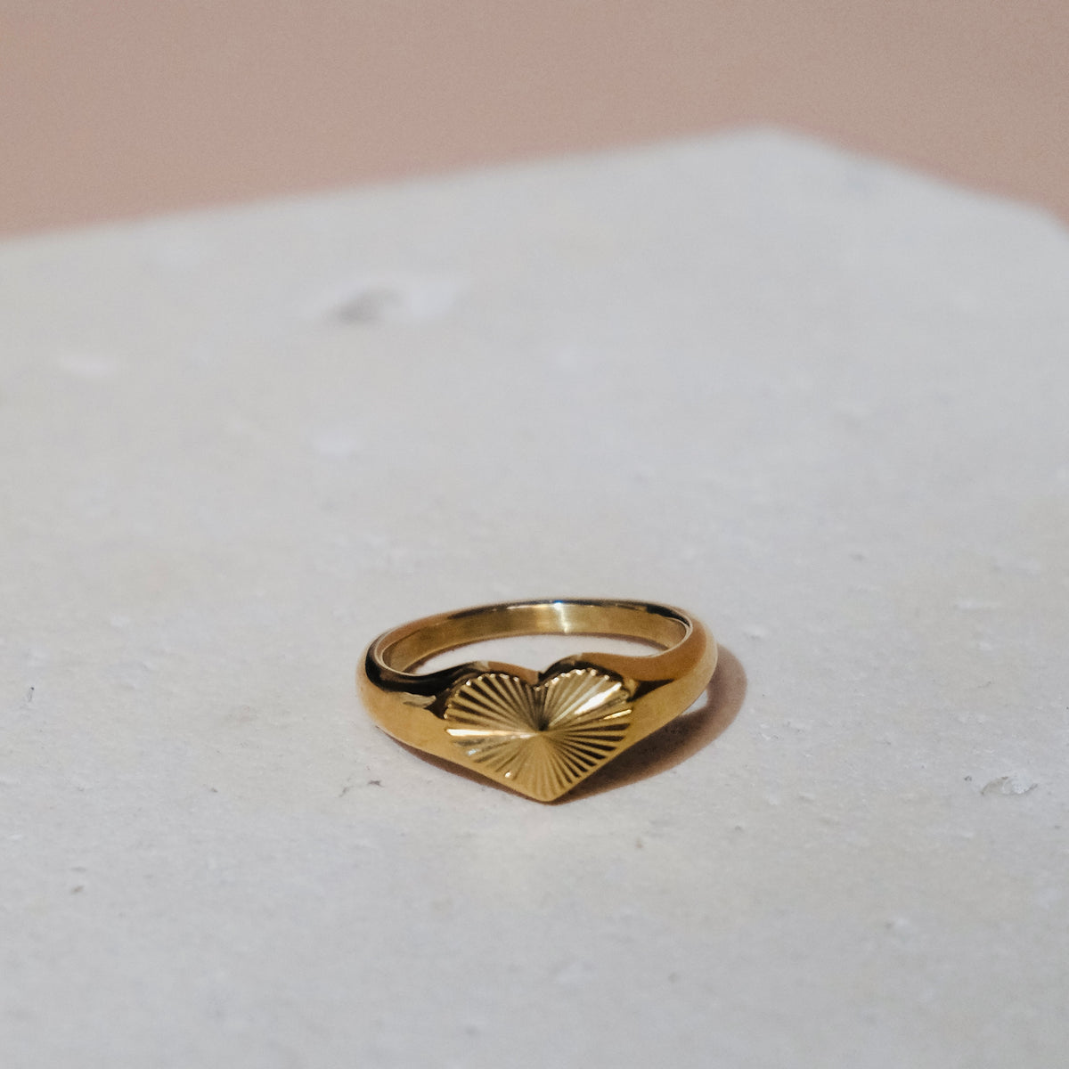 Cleo Heart Ring by Clou Studio