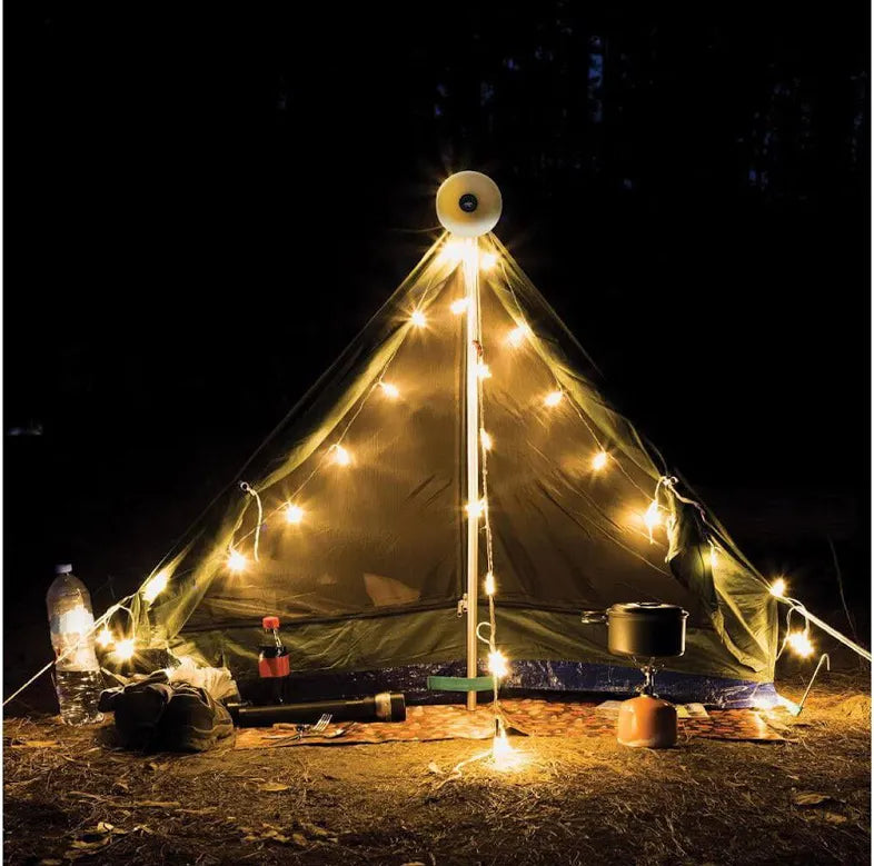 Retractable String Lights (USB Rechargeable) - 10m
