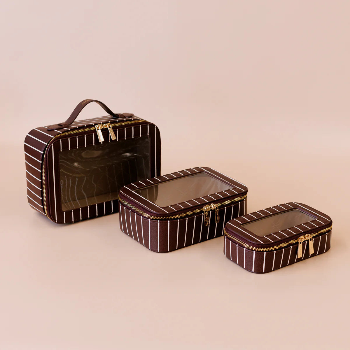 Cosmetic Nested Trio Set (Merlot) by Fox & Fallow