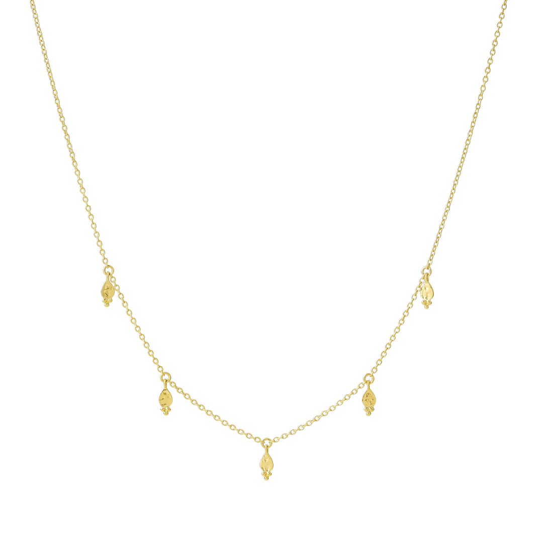 Glistening Drops Choker by Midsummer Star - Gold