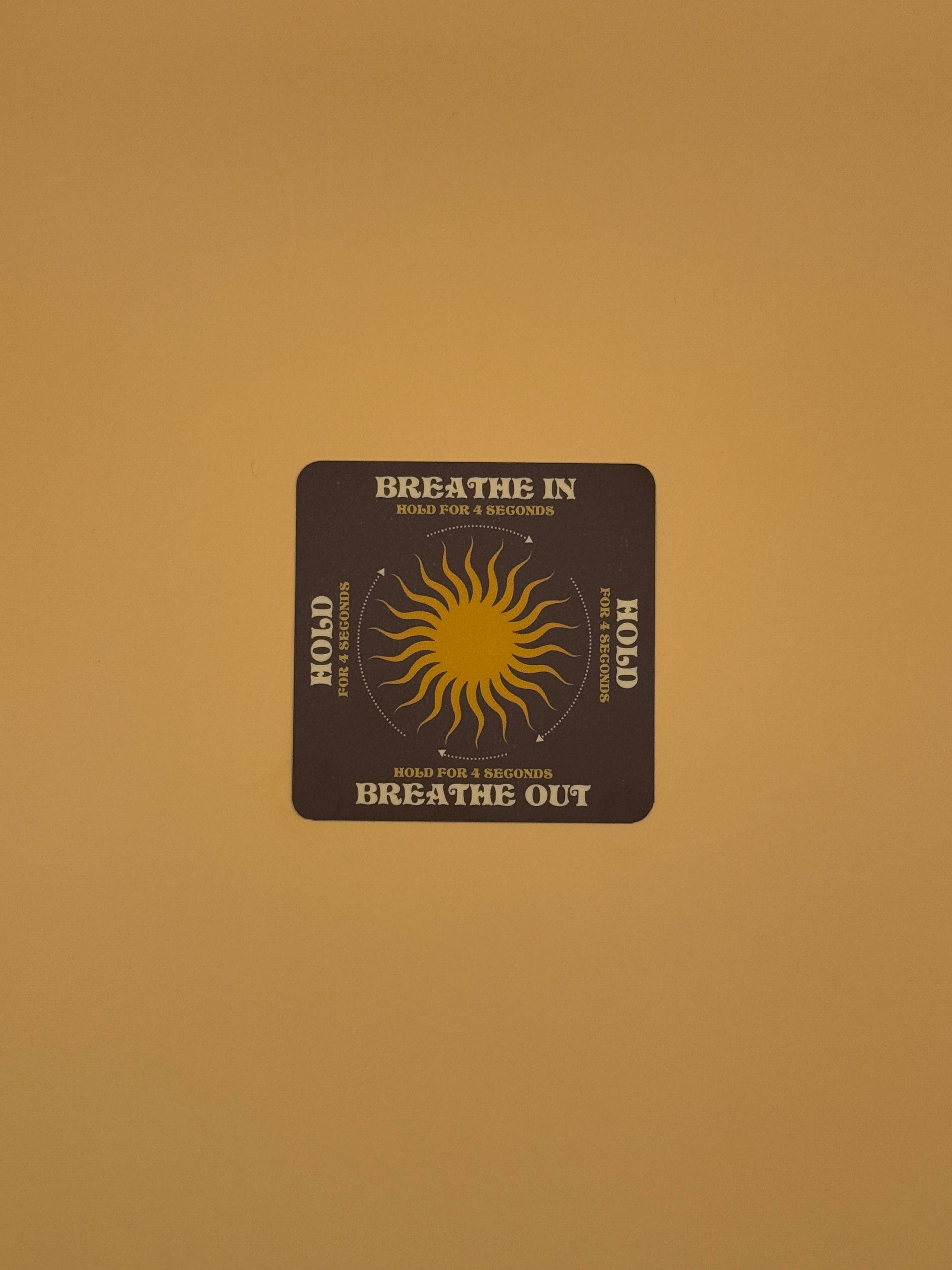 Box Breathe Sticker-waterproof vinyl matte