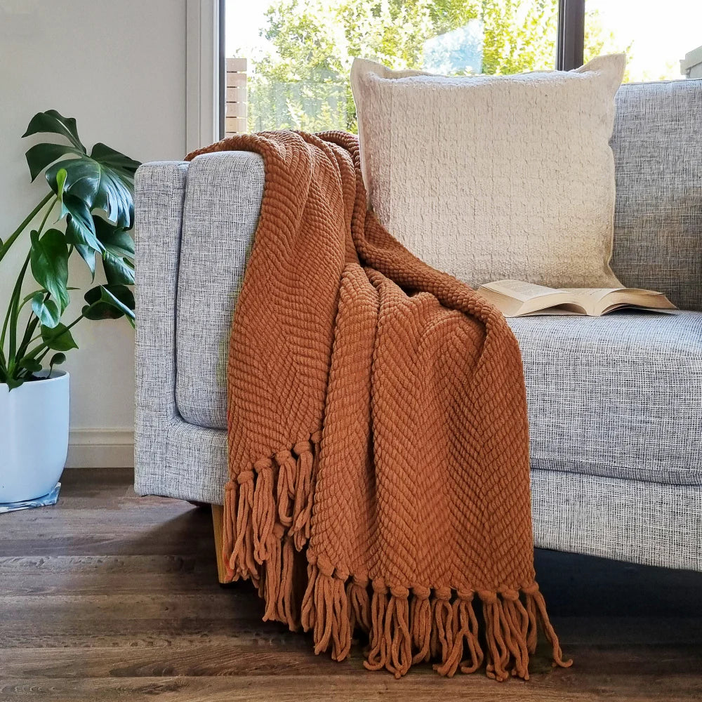 The 'Louie' Throw - Rust