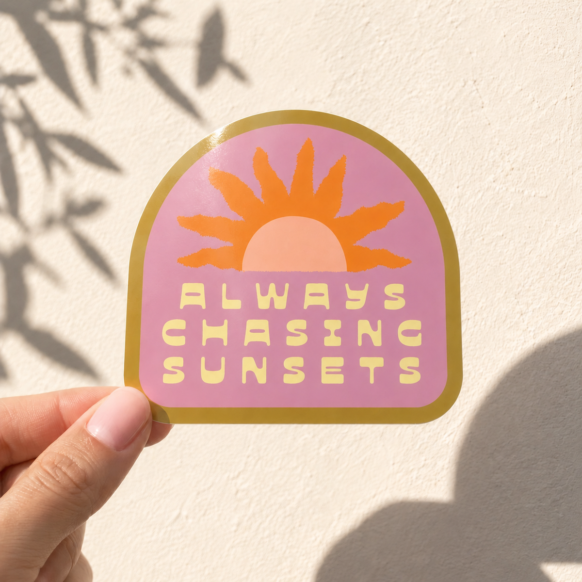 Always Chasing Sunsets - Vinyl Sticker by Enjoy the View