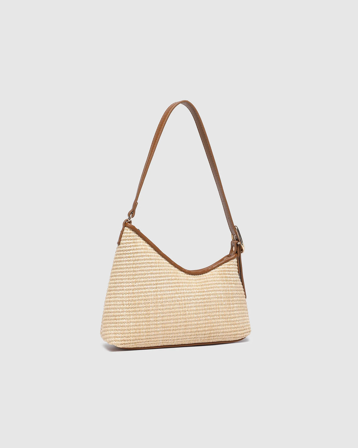 Amelia Shoulder Bag (Raffia/Tan) by Louenhide