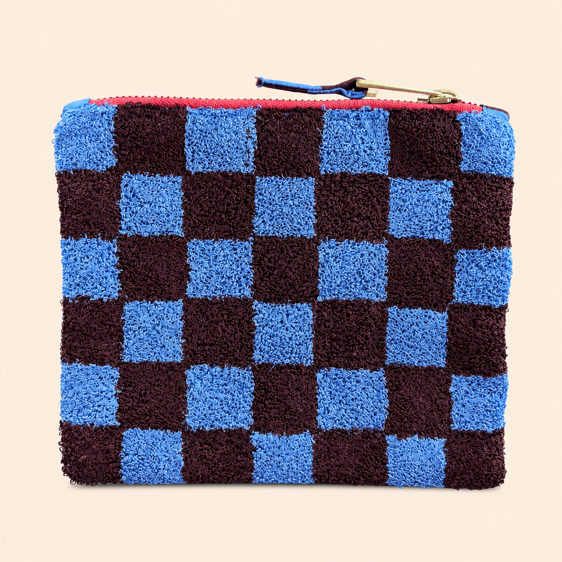 Loco Living Azure Check Pouch