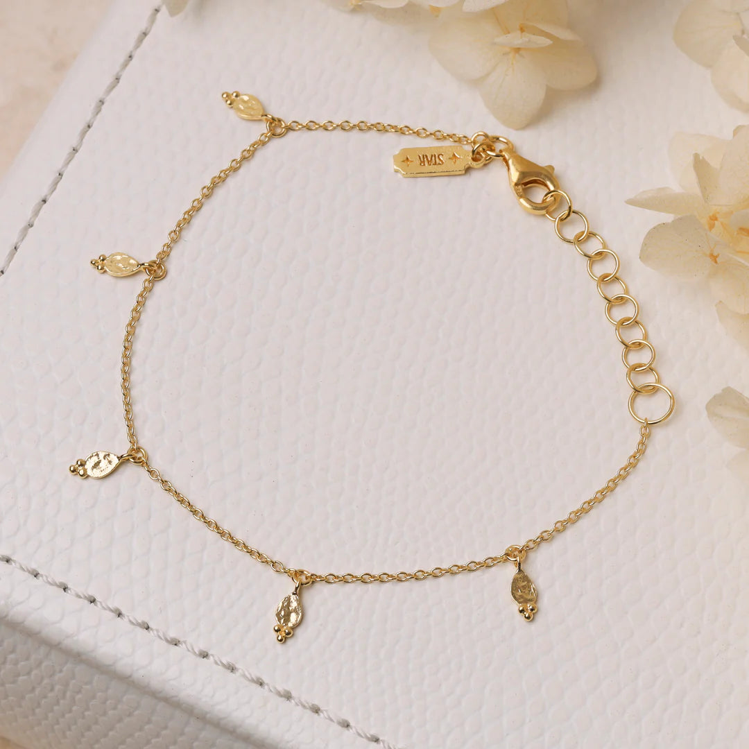 Glistening Drops Bracelet by Midsummer Star (Gold or Silver)