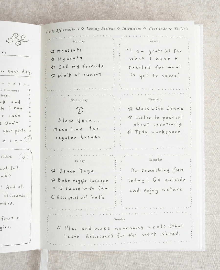 'A Year of Coming Home' Guided Self-Love Journal (Musings from the Moon)