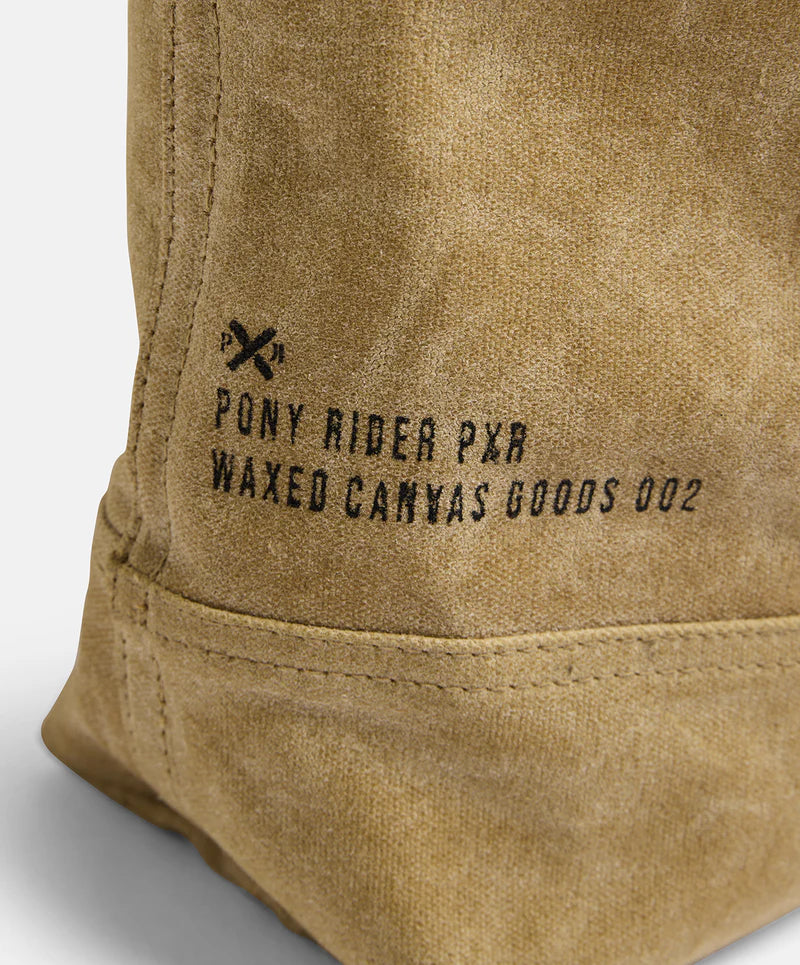 Escapee Large Canvas Tote Bag | Golden Tan - Pony Rider