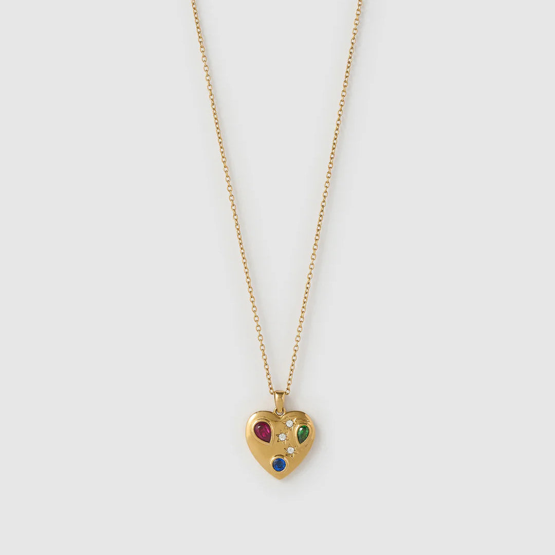 Bisou Heart Necklace by Arms of Eve