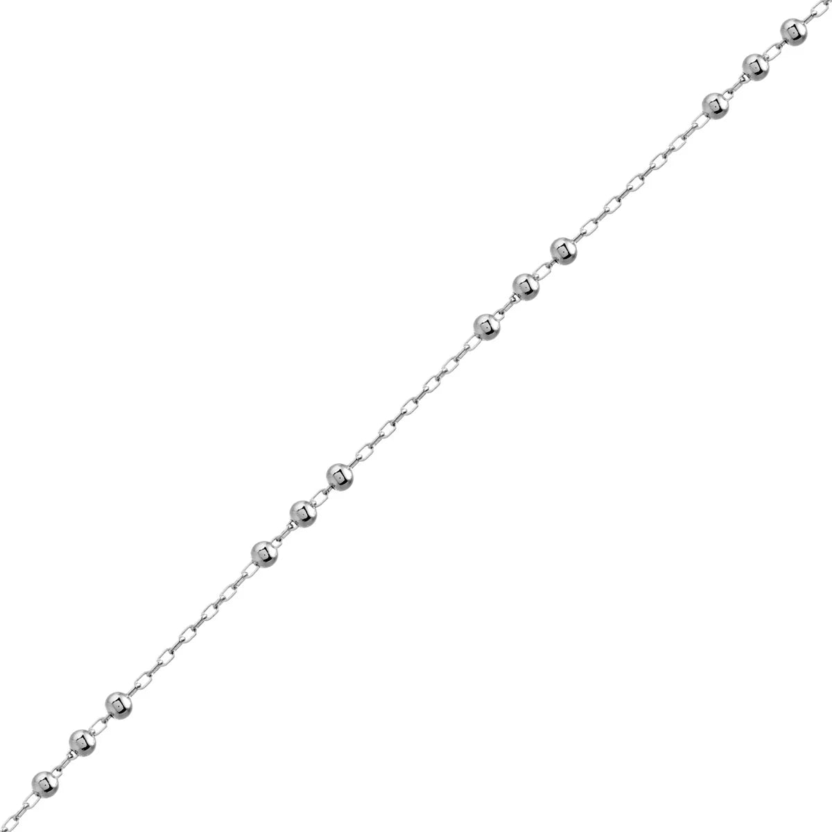 Beaded Chain Bracelet (Gold or Silver) by Midsummer Star