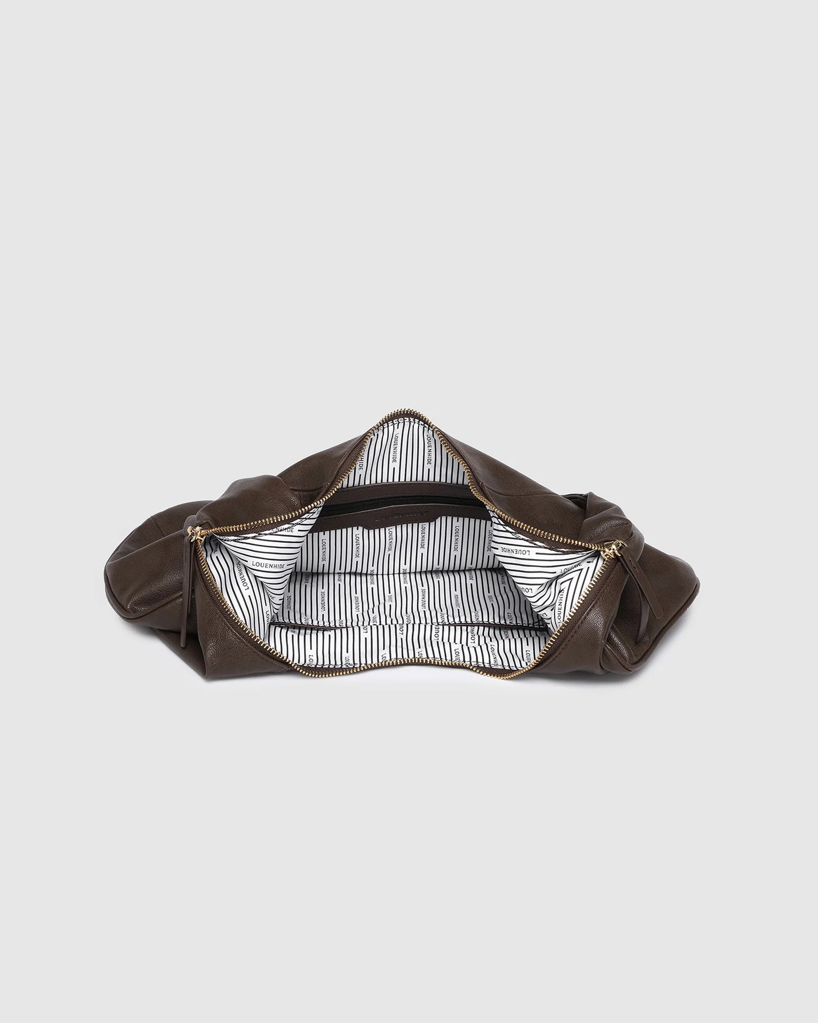 Billie Shoulder Bag (Chocolate) by Louenhide
