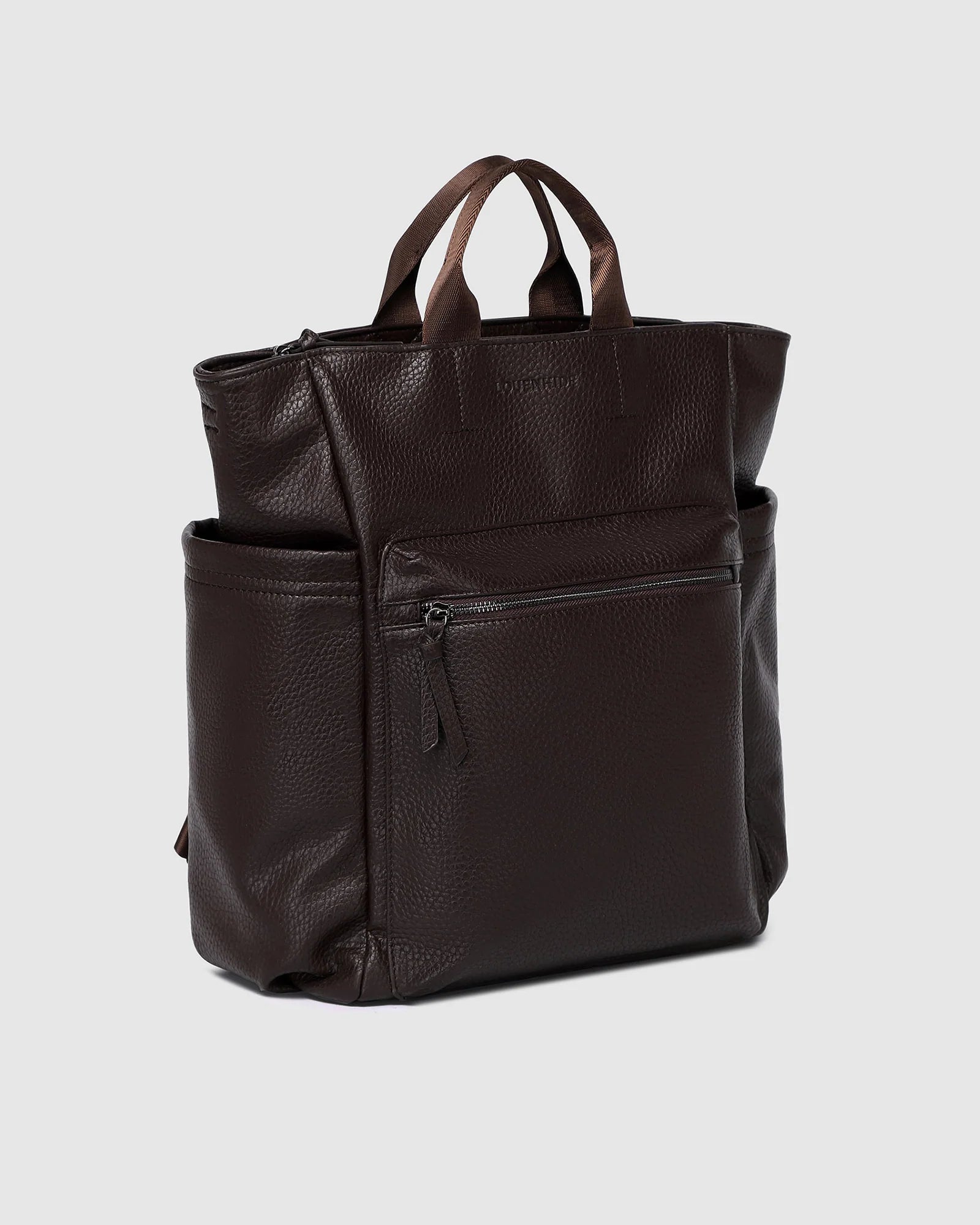 Bronx Backpack (Chocolate) by Louenhide