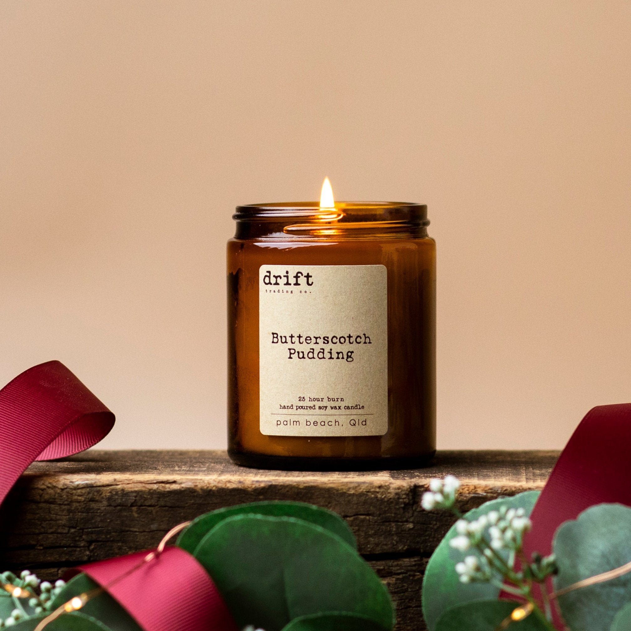 New // BUTTERSCOTCH PUDDING - Limited Edition Christmas Candle by Drift Trading Co.
