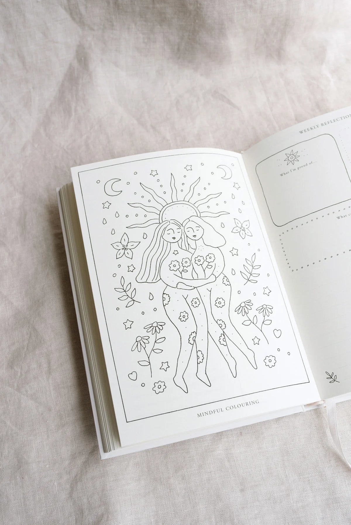 'A Year of Coming Home' Guided Self-Love Journal (Musings from the Moon)
