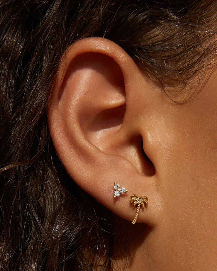 Cassia Stud Earrings (Stone) by Arms of Eve