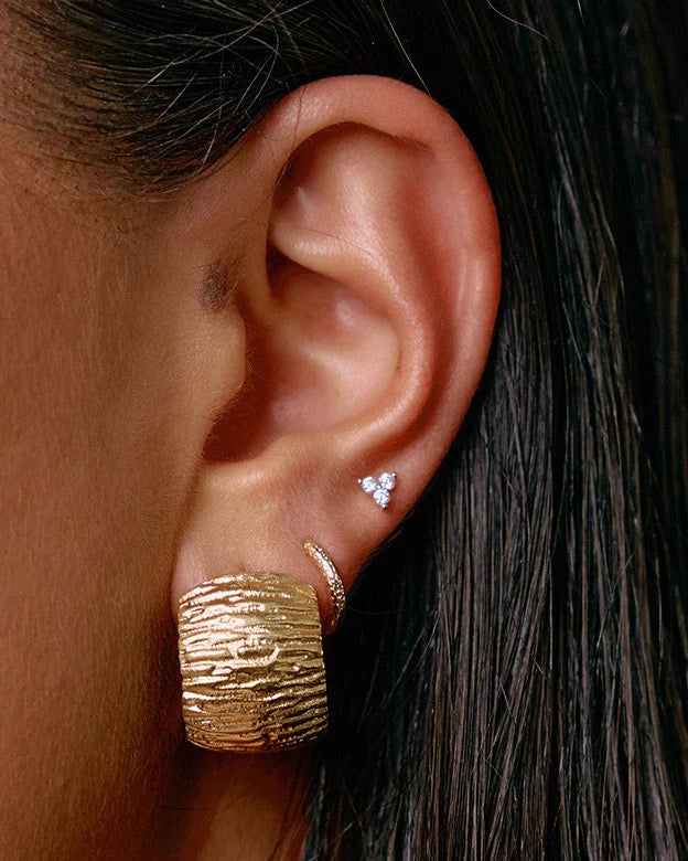 Cassia Stud Earrings (Stone) by Arms of Eve