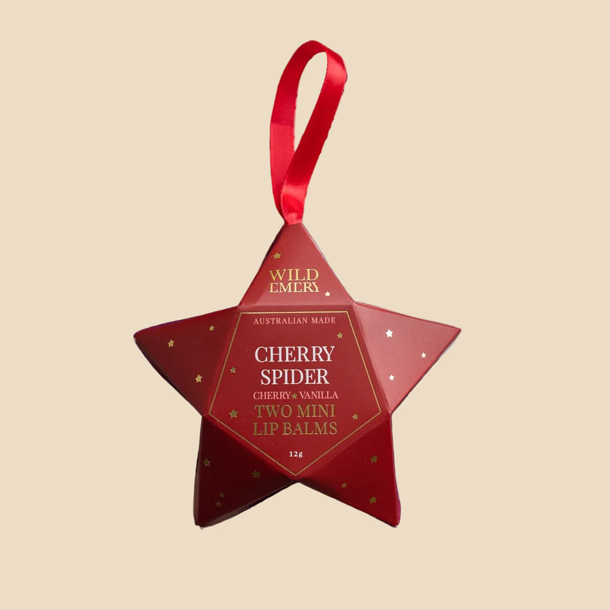 Cherry Spider Mini Lip Balm Duo Star by Wild Emery