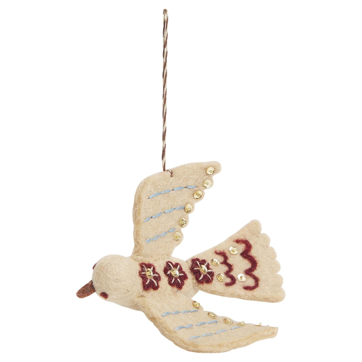 Clara Bird Decoration - Sage & Clare