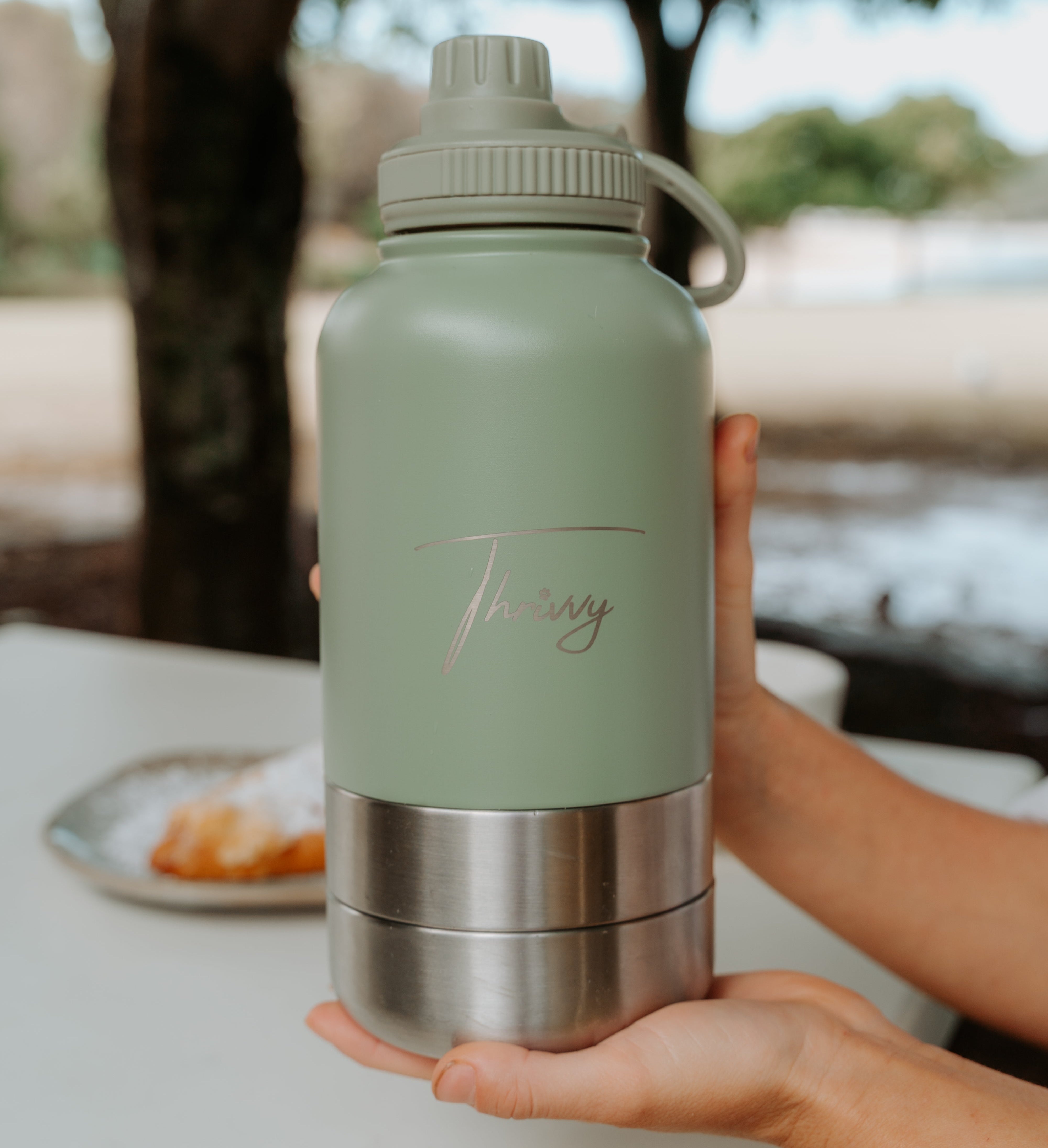 Thrivvy 3 in 1 Pet Companion Travel Water Bottle