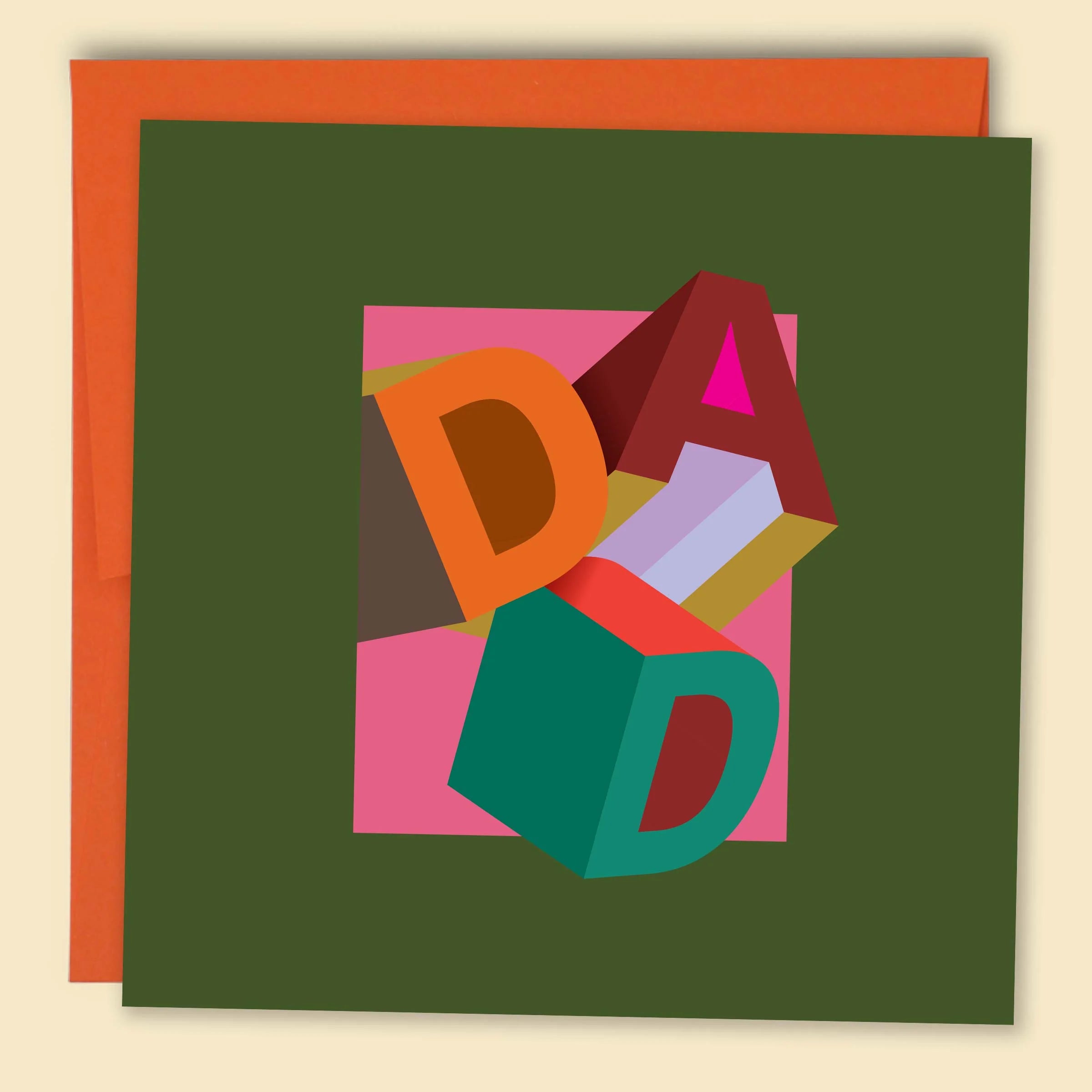 Dimensional Dad Green Card