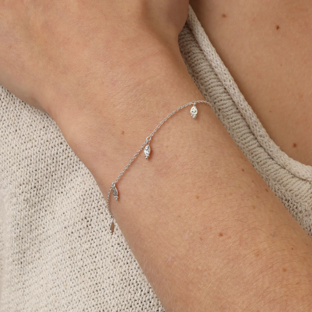 Glistening Drops Bracelet by Midsummer Star (Gold or Silver)