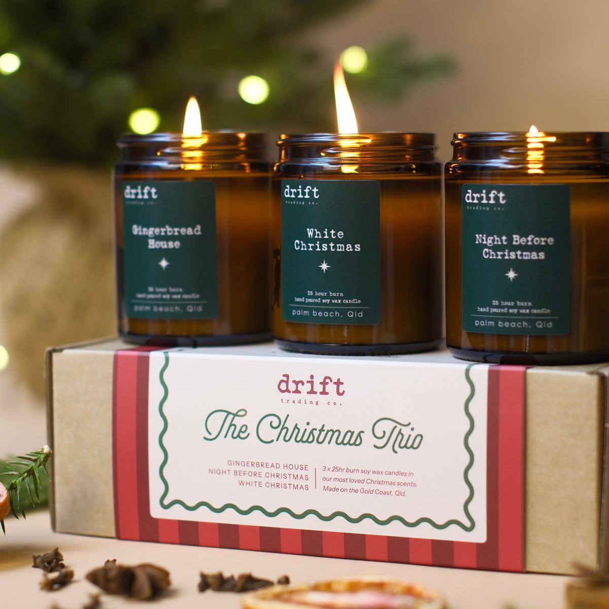 Christmas Candle Trio Gift Pack