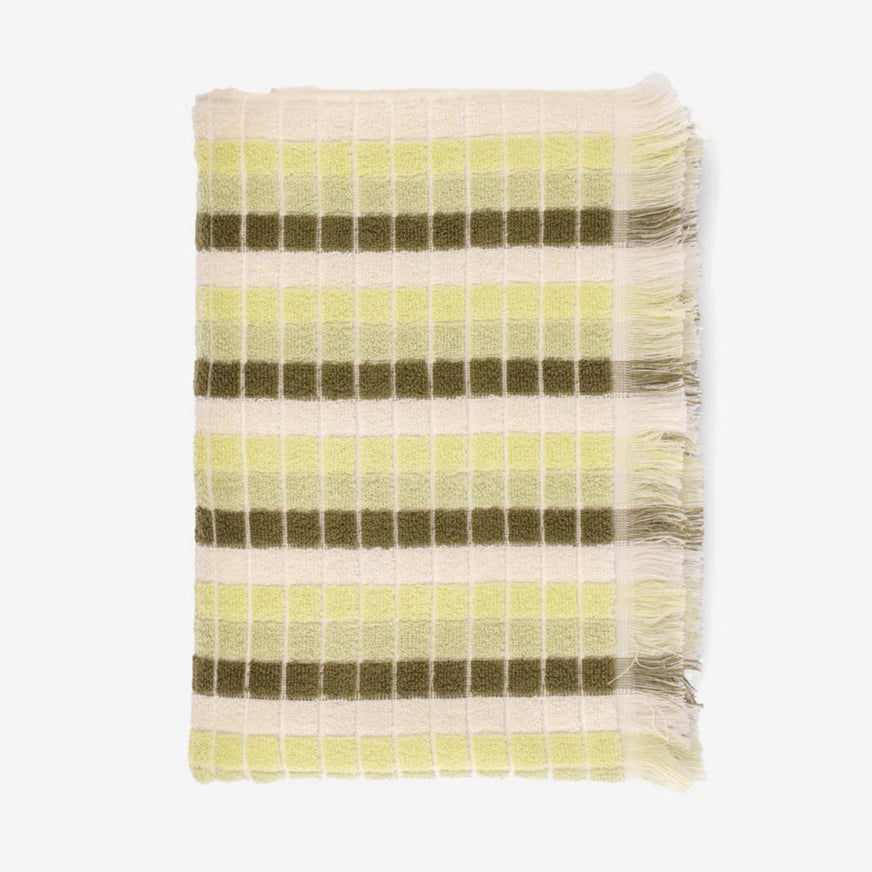 'Horizon' Olive French Terry Towel by Layday