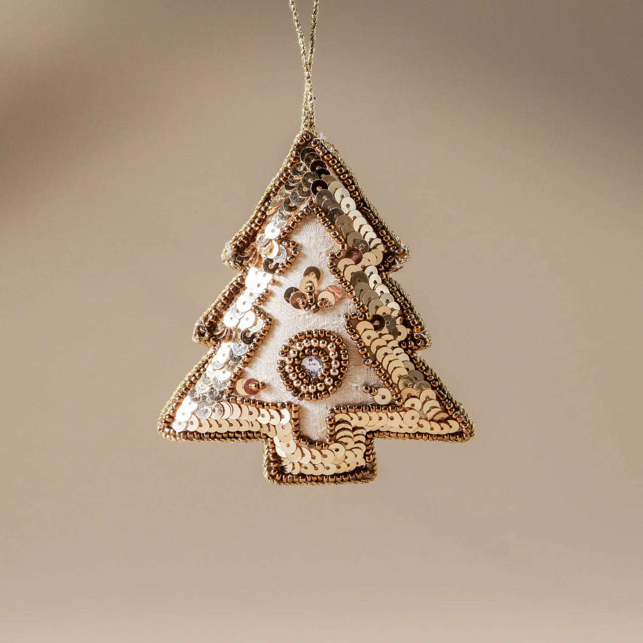 Fir Christmas Decoration (Beaded) - Indigo Love Collectors