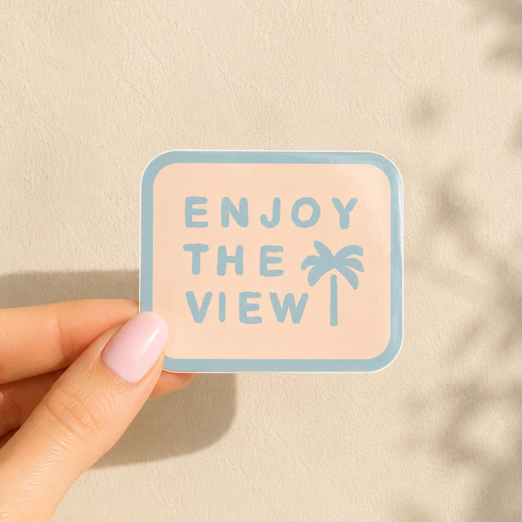 Enjoy the View - Vinyl Sticker by Enjoy the View