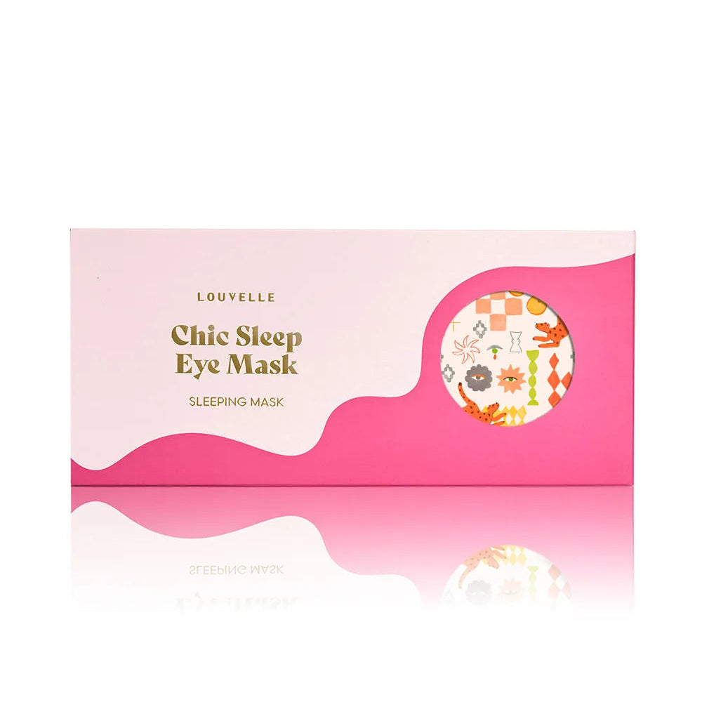 Santorini Sun Satin Eye Mask by Louvelle