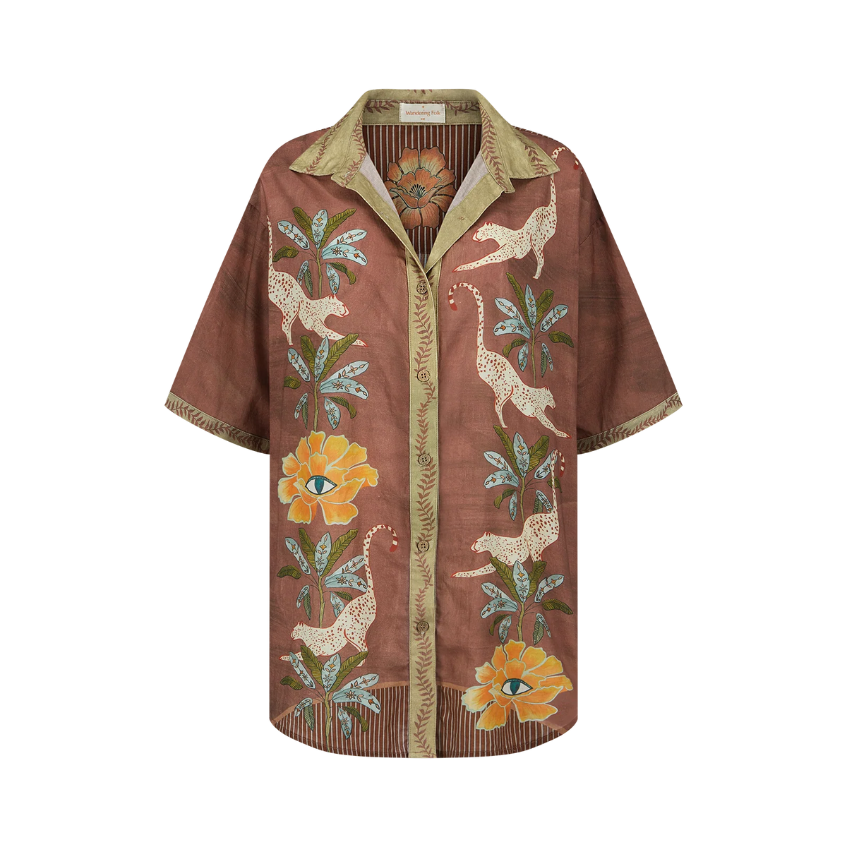 Eye of the Jungle Shirt - Hazel (Wandering Folk)
