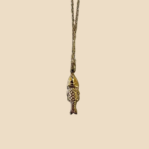 Fish Pendant Necklace by Luna & Mac