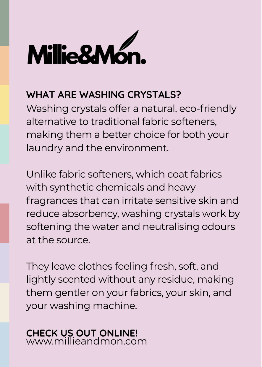 Millie & Mon Washing Crystals - Natural Fabric Softener