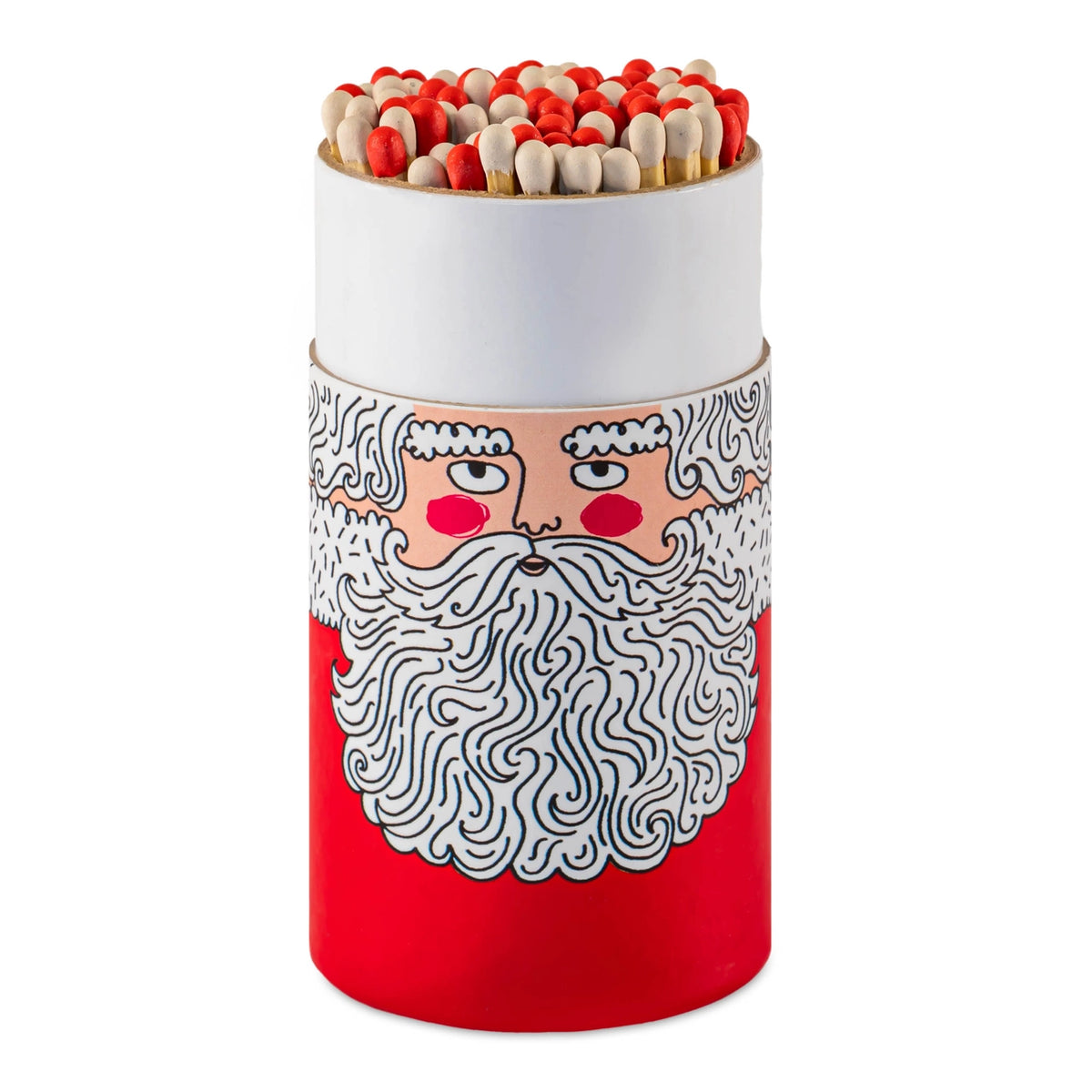 Father Christmas Large Cylinder Safety Matches by Archivist Gallery
