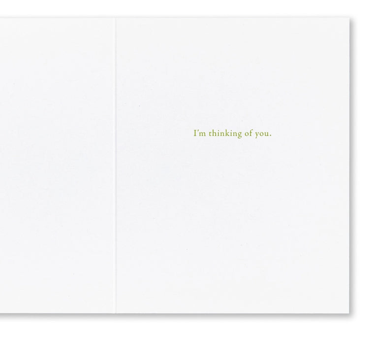 Gift Card: 'This is not a letter but my arms around you for a brief moment'