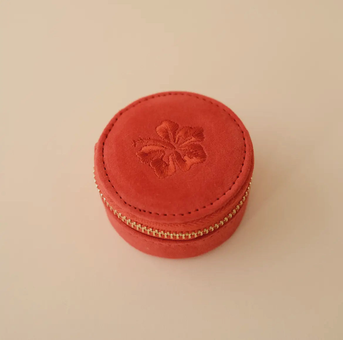 Mini Jewellery Travel Case (Hibiscus Pink) by Cai & Jo