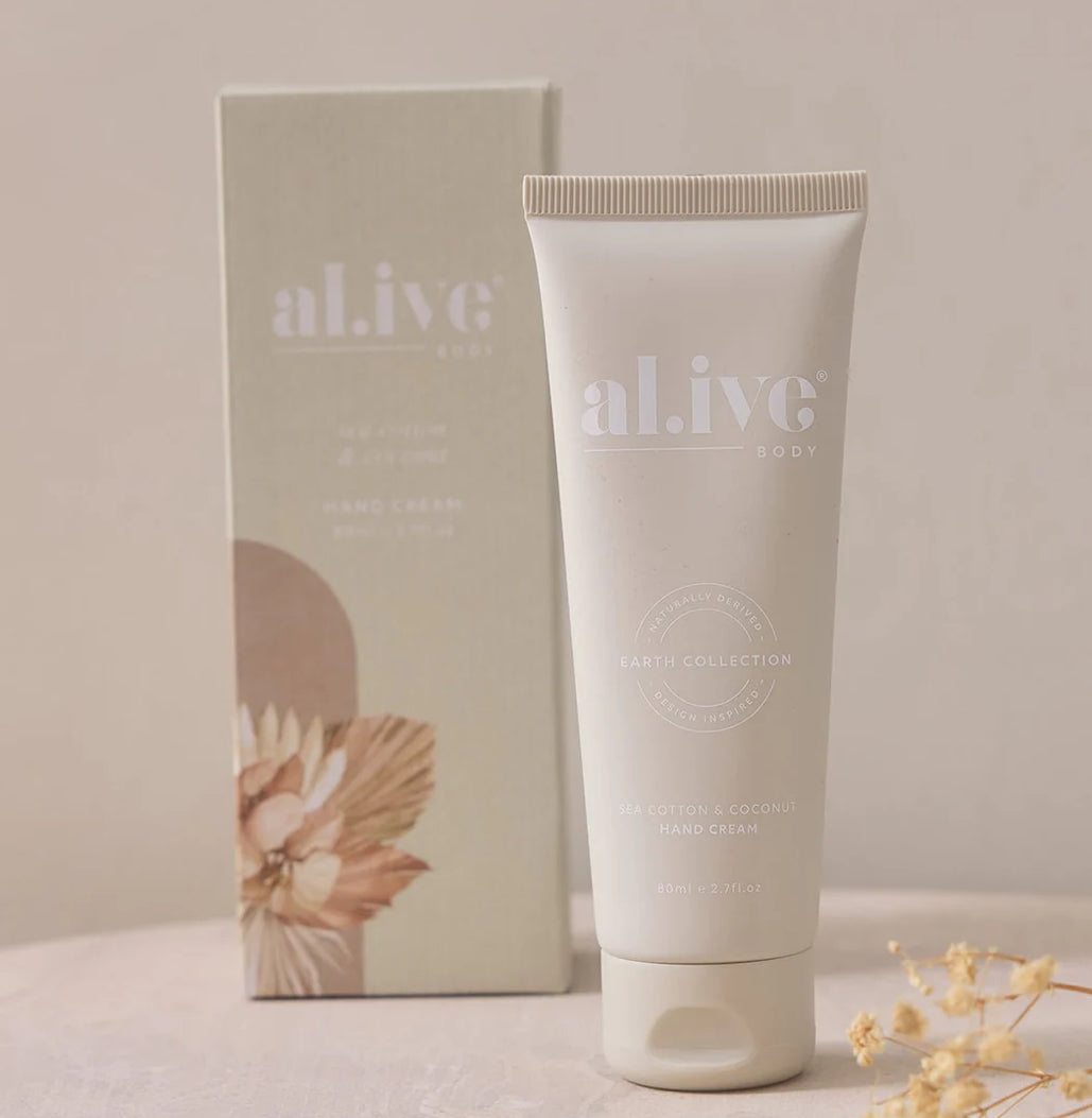 Hand Cream (Alive Body) - Sea Cotton & Coconut