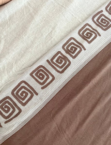 The Spiral Towel (Cocoa) by One Fine Sunday Co