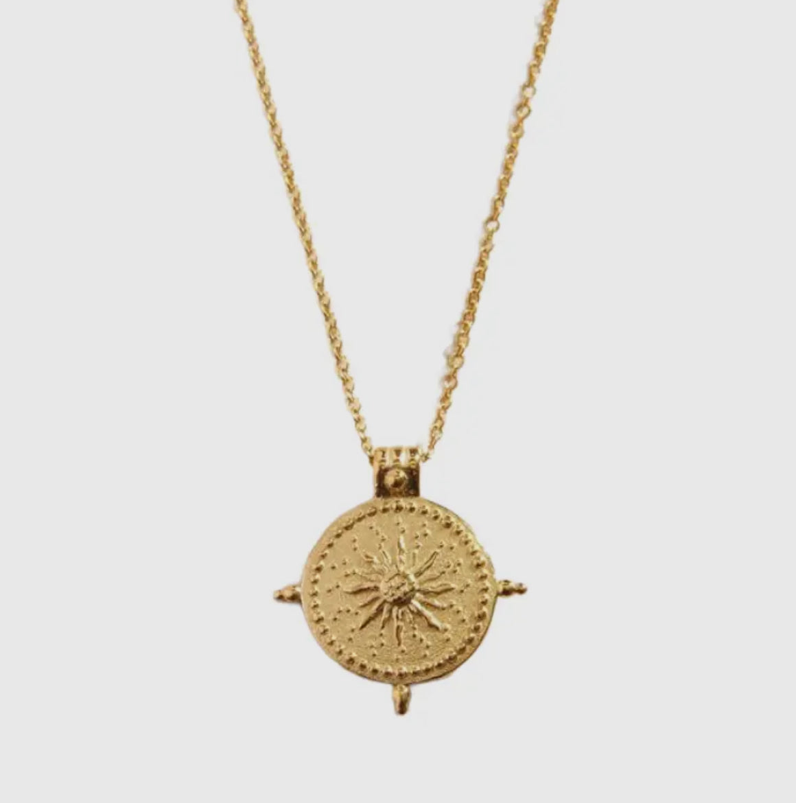 Sun Necklace (Gold) by Sea Soul