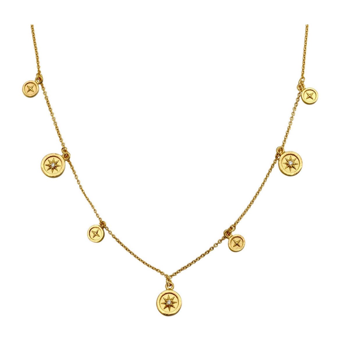 Asteria Gold Choker Necklace